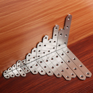 Soporte Angular de Acero Inoxidable con Doble Orificio en Forma de L, Herraje de Fijación para Refuerzo de Muebles, Mesas y Sillas - Product Image 4