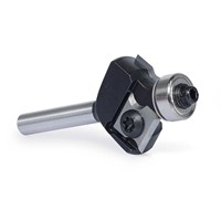 Fraises à chanfreiner pour roulements inférieurs, rayon de 1/8 po, en carbure de tungstène, fraises de fraisage remplaçables, fraises CNC pour le travail du bois, 1/4 po