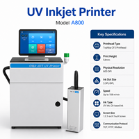 Impresora Industrial de Inyección de Tinta UV A800 600DPI 54mm Toshiba CF3 para Impresión de Códigos QR, Códigos de Barras, Logotipos, Fechas, Números de Lote y Datos Variables