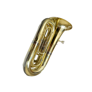 Tuba <span class=keywords><strong>Trompette</strong></span> Professionnelle SEASOUND OEM Bb <span class=keywords><strong>à</strong></span> 4 <span class=keywords><strong>Pistons</strong></span> Rotatifs Dorés, Alésage de 20 mm, Diamètre du Cloche de 375 mm, JYTU0746 - Product Image 6
