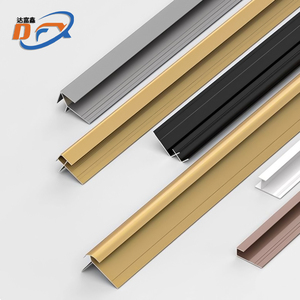 Profilés de sol en alliage d'aluminium Dafuxin 8 mm - Finition de bord moderne pour l'extérieur, pour hôtels, villas, surface anodisée, durable, résistant à l'eau - Product Image 2