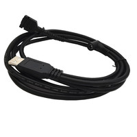 Cable USB Verifone doble paso de 14 pines 1,27 IDC USB 5,5X2,1mm Cable de alimentación CC para Verifone Vx805 Vx820 TPE