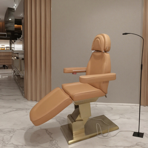Lit de massage de luxe doré pour salle de sport et hôtel, <span class=keywords><strong>spa</strong></span> électrique avec éponge haute densité, mobilier de salon - Product Image 2