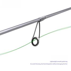 <span class=keywords><strong>Canne</strong></span> à pêche spinning SNEDA Ultralight Silver Armor Micro Bait Finesse pour ruisseau, <span class=keywords><strong>petite</strong></span> rivière, moyenne puissance, pour perche, carpe, crevettes, EVA - Product Image 3