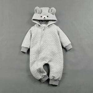 Ropa de Bebé al por Mayor en EE. UU., Sudadera con Capucha de Algodón con Orejas de Animales para Bebés - Product Image 4