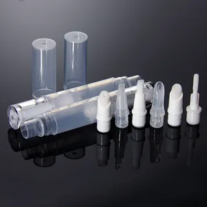 Plastic Tube Twist Pen Cosmetic Kunden spezifische Lipgloss-Tuben mit Silikon applikator für den Großhandel