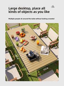 Table pliante extérieure Portable combinaison chaise pique-nique oeuf rouleau Barbecue marché de nuit décrochage pour le <span class=keywords><strong>Camping</strong></span> - Product Image 2