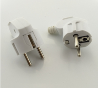 Câble de prise industrielle étanche YUADON YD-909 à 2 broches rondes Schuko (norme allemande/européenne) 16A – Prise de connexion électrique