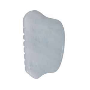 Outil de massage pour le soin de la peau en jade blanc naturel - Product Image 2