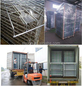 Platelage résistant de support de palette de fil de maille en acier durable en métal 1000kgs - Product Image 6