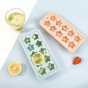 Kitchen <b>Ice</b> Cream Tools 10 Holes Silicone Little Star Shape <b>Ice</b> Cube Tray <b>Ice</b> <b>Maker</b> - Product Image 1