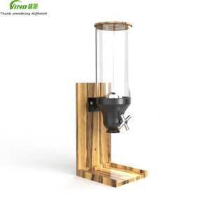 Distributeur de boissons Vino Oliver Wood de qualité supérieure avec couvercle en bois, distributeur de céréales, modèle personnalisé Vino20221117-1 - Product Image 1