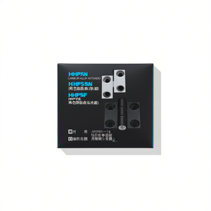 Bisagra de mariposa irregular de aleación de aluminio HHPSF8-6 con tratamiento anodizado negro - Product Image 2