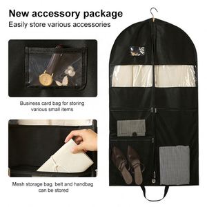 Bolsa de tela no tejida para ropa, vestidos, chaquetas, abrigos, trajes, bolsa protectora contra el polvo para guardar ropa - Product Image 3