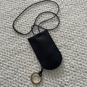 Pair it with this amazing mini beaded keychain necklace accessory! Stylish <b>leather</b> pull-out keychain tag. - Product Image 2