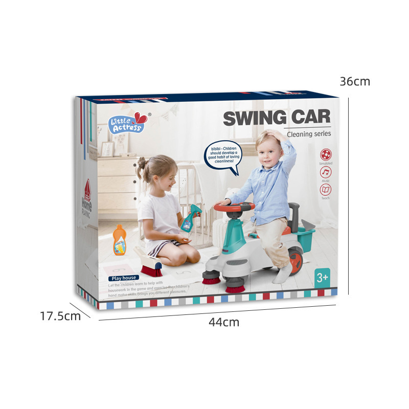 YY6026 Camión de Limpieza Deslizante - Versión a Batería [Paquete Caja de Regalo]