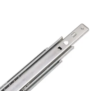 51mm Bayonet Drawer Cabinet Slide Full Extension Heavy Duty Slide Aluminum Track Sliding Guide Rail