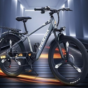 Factory Bestseller Bike 350W 48V Lithium High Load Capacity White Premium Stylish Mountain E-Bike Brushless Motor F1 7-Speed Gea - Product Image 1