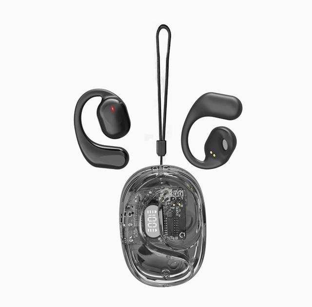 True Translation BT Earbuds 9th Gen Multi-Language Support, Open-Ear Sports Design with Air Conduction