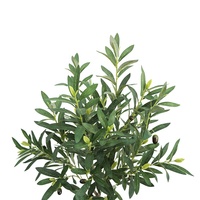 Arbre d'olivier artificiel de haute qualité pour la décoration de la maison et du salon, arbre d'olivier en plastique avec pot