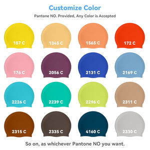 หมวกว่ายน้ำกันน้ำสำหรับเด็ก ลายการ์ตูนน่ารัก ทำจากซิลิโคน - Product Image 2