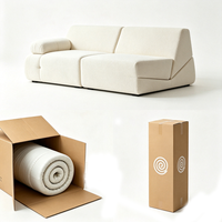 Nouveau modèle de canapé portable scellé sous vide, petit canapé une place pour chambre à coucher, fauteuil moelleux de loisirs pour salon, canapés compressés