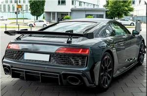 Diffuseur de carrosserie en fibre de carbone sèche pré-imprégnée de haute qualité, livraison rapide, <span class=keywords><strong>prix</strong></span> de gros, pour <span class=keywords><strong>Audi</strong></span> <span class=keywords><strong>R8</strong></span> 2020-2024 - Product Image 6