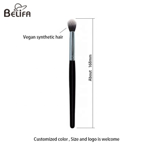 Belifa-<span class=keywords><strong>sombra</strong></span> de ojos personalizada, Etiqueta Privada, pelo sintético vegano, rosa, oro, plata, negro, blanco, maquillaje, <span class=keywords><strong>sombra</strong></span> de ojos, cepillo de mezcla - Product Image 3