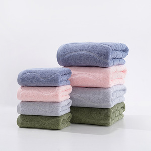 Jingjing Towel 100% Cotton Jacquard Face Towels 35x75cm Skin-Friendly Home Use - Product Image 2