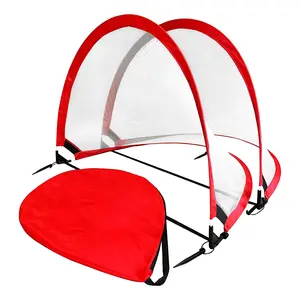 Pop up Football Goal Practice Training Net Portable Soccer Goal Foldable Soccer Goal