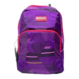 Nicksclub modello 1842 scuola/lavoro zaino Vintage Design alla moda impermeabile in rete Oxford fodera in Nylon chiusura cerniera porta USB