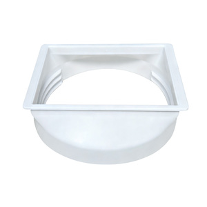 Acoplador de Manguera de Escape para <span class=keywords><strong>Aire</strong></span> <span class=keywords><strong>Acondicionado</strong></span> Portátil, 5.9 Pulgadas, Material ABS, Ecológico, Adaptador de Ventilación para <span class=keywords><strong>Aire</strong></span> <span class=keywords><strong>Acondicionado</strong></span> de Uso Doméstico - Product Image 2