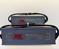 Alimentation LED à double sortie 300W IP67 étanche 12V 24V à tension constante, boîtier en aluminium, usage industriel extérieur