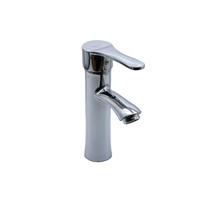 Robinet de lavabo de salle de bain moderne à poignée unique, à poser sur le plan, avec douchette latérale, double température (froid/chaud), en alliage de zinc