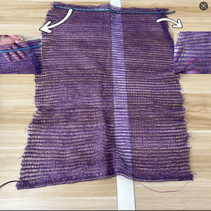 Bolsa de malla Pe Raschel de plástico de alta calidad e irrompible en embalaje de limón en rollo - Product Image 6