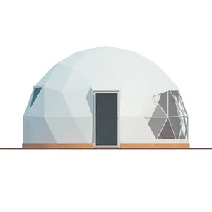 2021 Shenbao屋外インフレータブルテントシェルターキャンプドームテントプラスチックドアPVCカバーキャンプドームテントホテル用使用