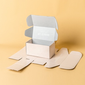 شعار مخصص مطبوع مموج للتجارة الإلكترونية كرافت صندوق شحن صغير فاخر - Product Image 1
