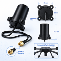 Antenne GNSS RTK haute précision, gain 2,5 dBi, protection IP65, multibandes GPS BDS GLONASS Galileo pour système de cartographie par drone UAV