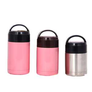 800ml Food Grade 304 Stainless Steel Bento Kids Baby Lunch Box Food Jar Thermal Lunch Boxes