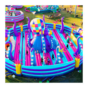 Big Bounce Infla table Bouncer Castle Spielgeräte Giant Octopus Theme Trampolin Große aufblasbare Parks für Kinder Erwachsene - Product Image 6