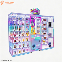 Machine à griffes à monnayeur, machine de jeu d'arcade attrape-poupées, distributeur de cadeaux blind box double face pour centre de jeux