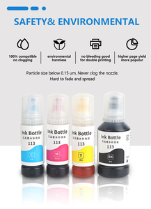 Encre Amida compatible avec l'imprimante <span class=keywords><strong>Epson</strong></span> <span class=keywords><strong>EcoTank</strong></span> Mono ET-M16600/M16680/ET-5170 <span class=keywords><strong>113</strong></span> Encre pigmentée - Product Image 3