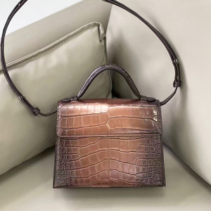 Mới Đến Phụ Nữ Chính Hãng Cá Sấu Da Túi Xách Da Kỳ Lạ Da Vai Túi - Product Image 2