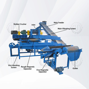 Broyeur de pneus industriels lourds d'occasion, machine de broyage de pneus métalliques d'occasion à vendre - Product Image 4