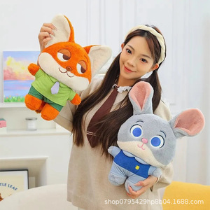 ของขวัญวันเกิดน่ารัก ตุ๊กตาจูดี้ นิค จากซูโทเปีย ตุ๊กตาสุนัขจิ้งจอก บรรจุใยฝ้าย PP ของเล่นเด็กแสนสนุก ขายส่งสำหรับการค้าข้ามพรมแดน - Product Image 3