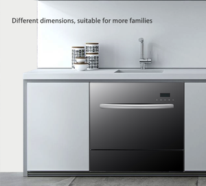 16 مجموعة من غسالة الصحون بلوح 60-غسالة صحون مدمجة 3 طبقات سلة 5 برامج غسالة أطباق للمنزل - Product Image 5