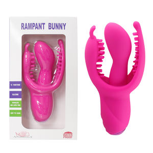 <span class=keywords><strong>Rampant</strong></span> Bunny Vibrator 10 Funktionen Flexibles Silikon Wasserdichtes <span class=keywords><strong>Rabbit</strong></span>-Vibrationsgerät für Frauen Metallisches Design Geräuscharm - Product Image 6