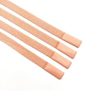 Custom Shoe Laces Printed Drawcord Polyester Elastic Drawstring Pant Rope Shoelace Packaging - Product Image 4