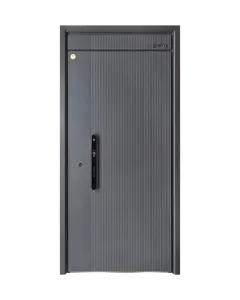 शानदार अमेरिकी डिजाइन होटल दरवाजे के बाहरी दरवाजे विरोधी चोरी सुरक्षा प्रवेश द्वार गैल्वेनाइज्ड स्टील दरवाजे