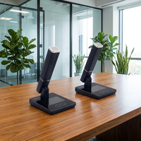 Système de conférence numérique sans fil Thinuna WG-2400C II 2.4G, unité de président avec écran tactile de 3,5 pouces et microphone Hi-Fi à double diaphragme